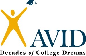 AVID - Decades of College Dreams logo