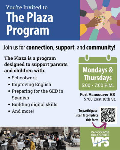 The Plaza Program Mondays & Thursday 5 p.m.– 7 p.m. beginning Oct. 13, 2025